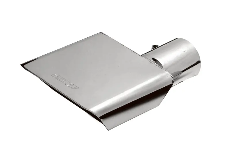 Gibson Stainless Steel Rectangular Sport Exhaust Tip – 6" × 2.75" Od, 2.5" Inlet, Right-Side Mount 1