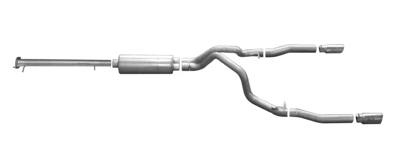 Gibson Dual-Split Cat-Back Exhaust System For 2015–2019 Gmc Sierra 2500 Hd Base 6.0L – 3-Inch Stainless Steel 1