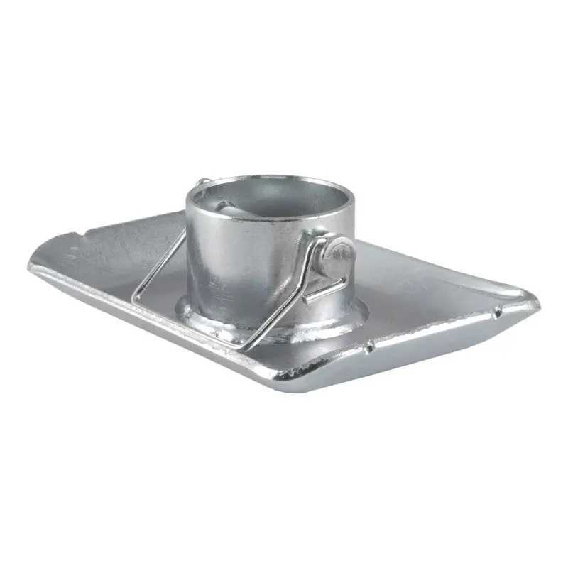 Curt Pin-On Jack Foot – Fits 2-Inch Square Tubing, 2000-Lb Capacity, 1-11/16-Inch Height 1