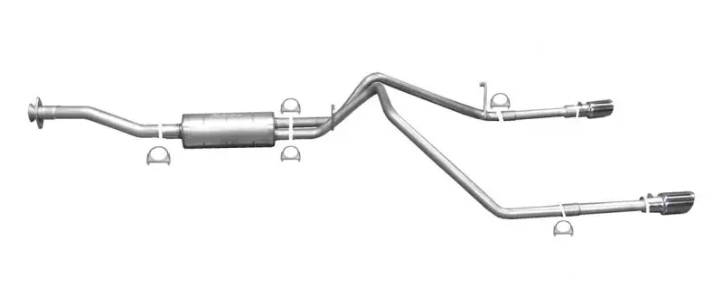 Gibson Cat-Back Dual Exhaust System — Aluminized Steel, Fits 2015–2019 Chevrolet Colorado Lt 2.5L 1