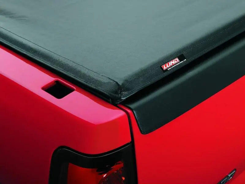 Lund Genesis Roll-Up Tonneau Cover For 2007–2017 Chevy Silverado 1500 – 8-Foot Bed, Black 1