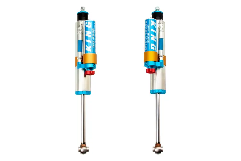 King 2.5" Remote Reservoir Front Coilover Shocks For 2005+ Ford F-250/F-350 4Wd – Adjustable, Sold As Pair 1
