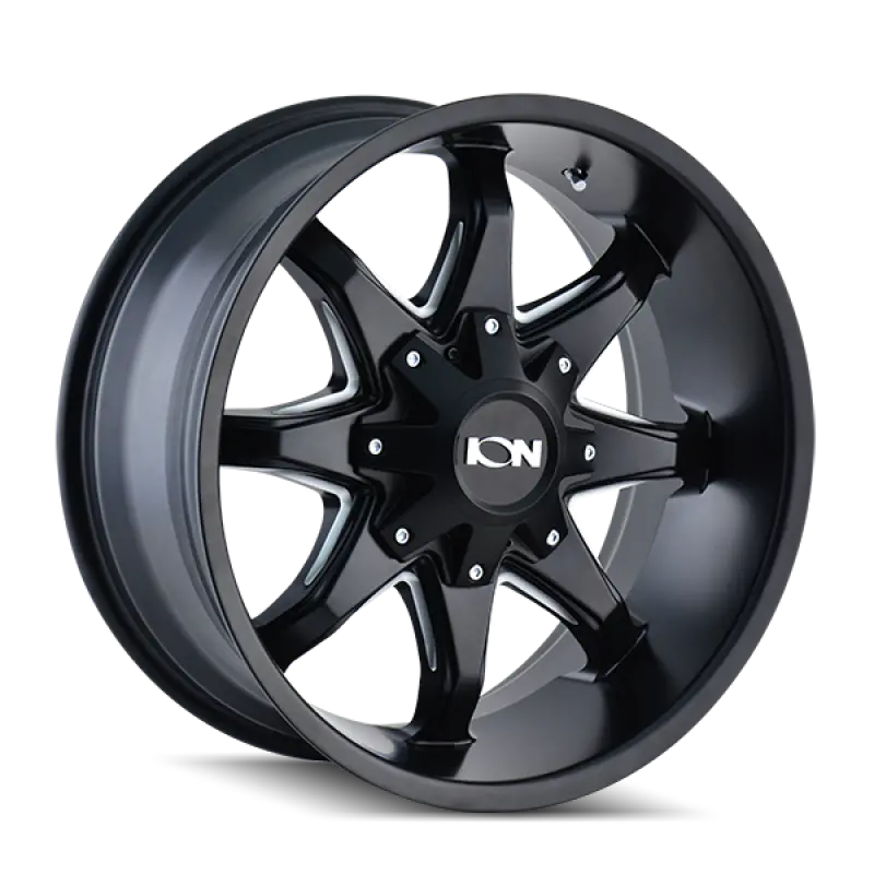 Ion Type 181 Satin Black/Milled Spoke Wheel – 20X9, 6X135, +18Mm Offset, 106Mm Hub Bore 1