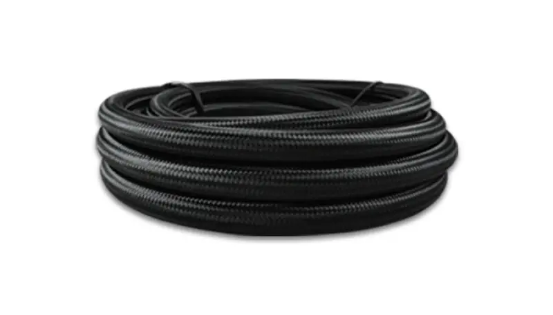 Vibrant -6 An Black Nylon-Braided Ptfe Flex Hose – 5 Feet Long 1