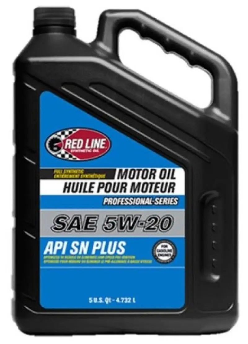 Red Line Pro-Series 5W-20 Full-Synthetic Motor Oil – Api Sn+, 5-Quart Container 1