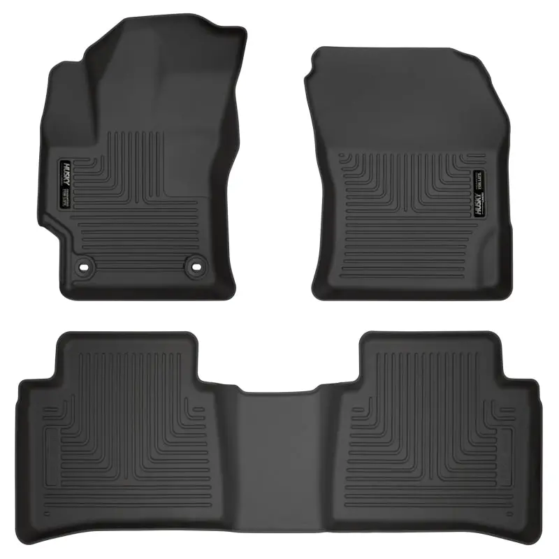 Husky Liners Weatherbeater Floor Mats For 2020 Toyota Corolla – Front & Second-Row, Black 1