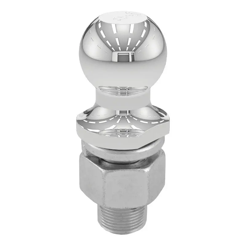 Curt 2-Inch Trailer Ball With 1-1/4" X 2-5/8" Shank – Chrome Finish, 10,000 Lb Capacity 1