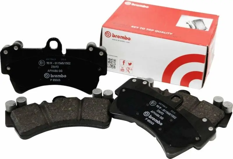 Brembo Front Ceramic Brake Pads For 2013–2019 Nissan Altima And 2014–2017 Leaf – Nao Compound, Oe Equivalent 1
