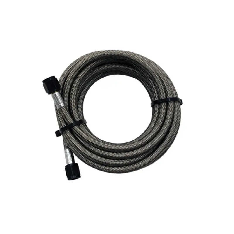 Snow Performance 20-Foot Braided Stainless Steel An-4 Fuel Or Water-Methanol Line 1