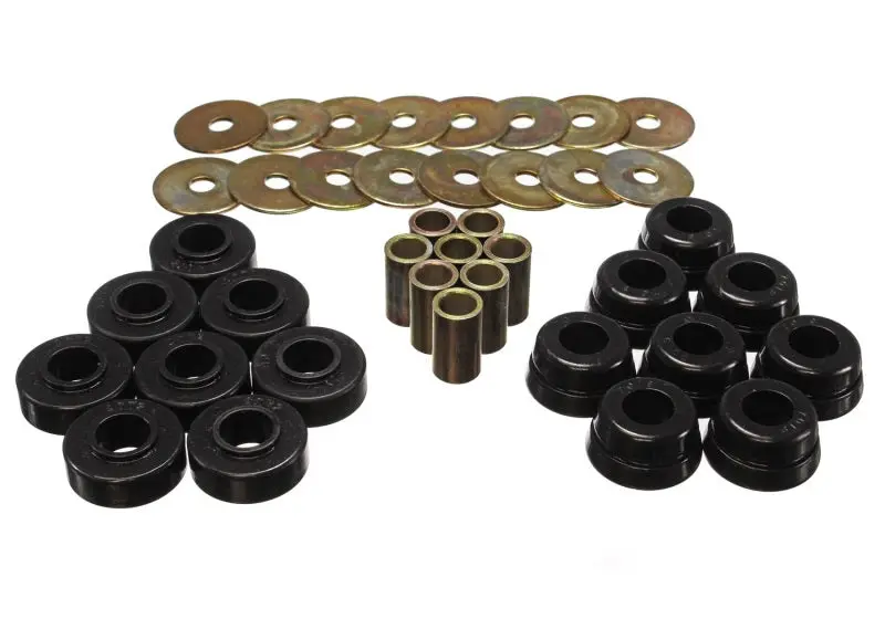 Energy Suspension Gm Body Mount Kit With Hardware – Black Polyurethane 1