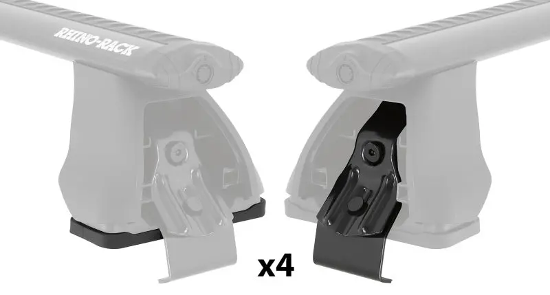 Rhino-Rack 2500 Roof Rack Fitting Kit – Includes Four Pads And Four Clamps 1