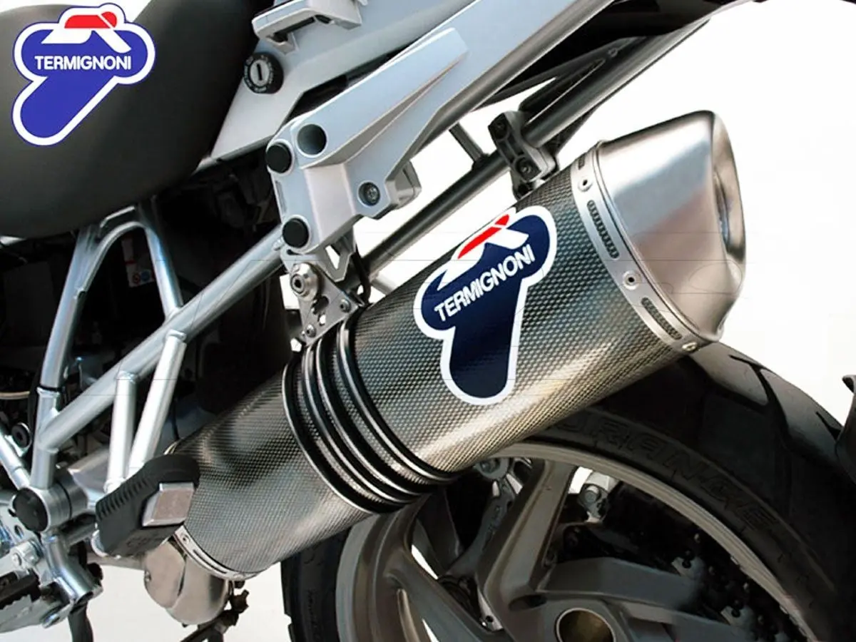 Termignoni Inox Carbon-Look Slip-On Exhaust – For 2009–2014 Bmw F800 Gs & F650 Gs 1